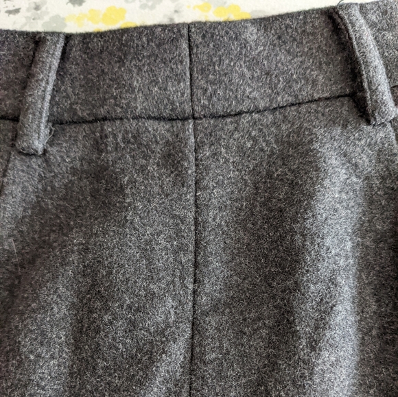 PRADA | charcoal grey wool lined trousers with pockets and ankle zipper detail - Picture 4 of 16